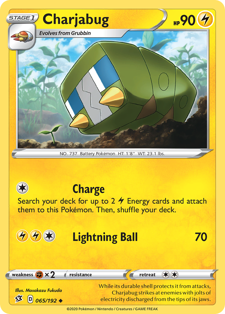 Charjabug (065/192) [Sword & Shield: Rebel Clash] | Jomio and Rueliete's Cards and Comics