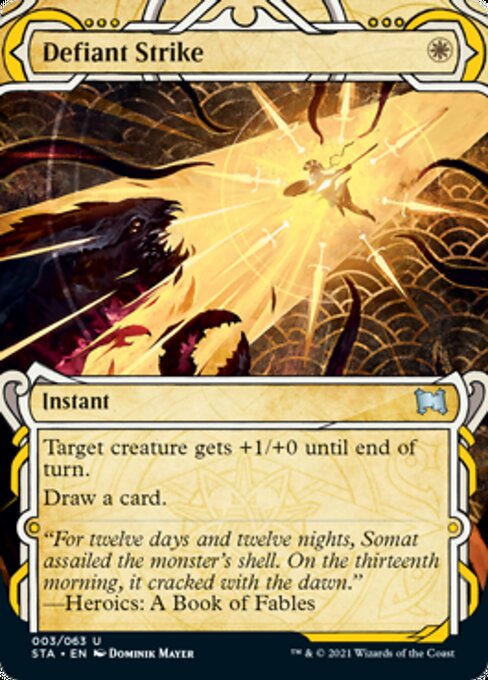 Defiant Strike [Strixhaven: Mystical Archive] | Jomio and Rueliete's Cards and Comics