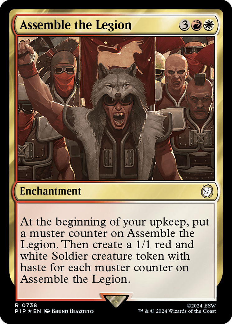 Assemble the Legion (Surge Foil) [Fallout] | Jomio and Rueliete's Cards and Comics