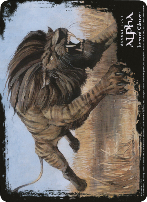 Savannah Lions (Oversized) [Eighth Edition Box Topper] | Jomio and Rueliete's Cards and Comics