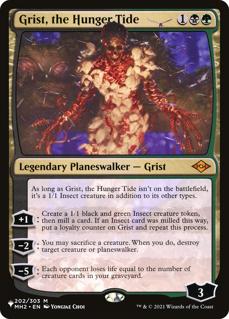 Grist, the Hunger Tide [The List] | Jomio and Rueliete's Cards and Comics