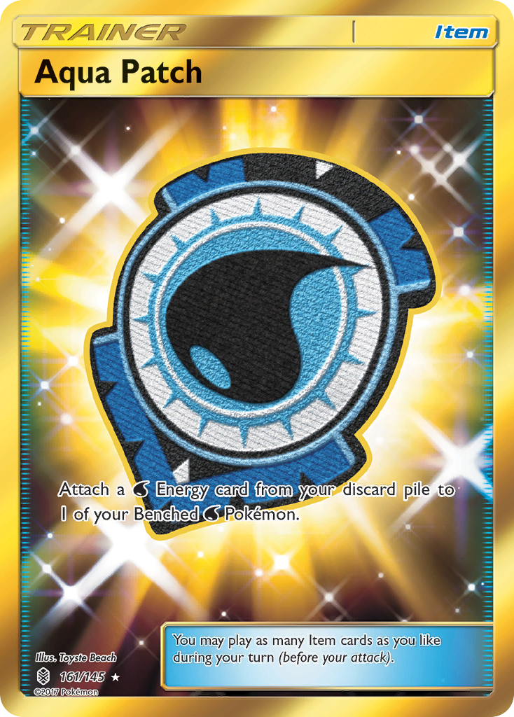 Aqua Patch (161/145) [Sun & Moon: Guardians Rising] | Jomio and Rueliete's Cards and Comics