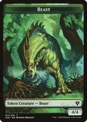 Bird Illusion // Beast (011) Double-Sided Token [Commander 2020 Tokens] | Jomio and Rueliete's Cards and Comics