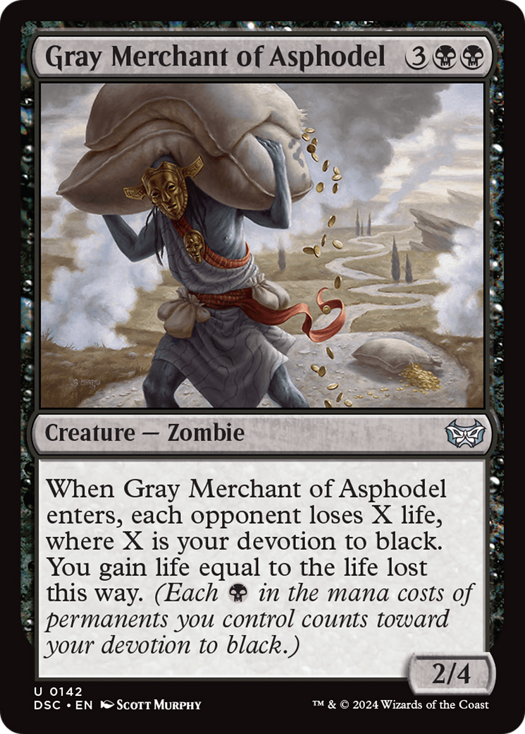 Gray Merchant of Asphodel [Duskmourn: House of Horror Commander] | Jomio and Rueliete's Cards and Comics