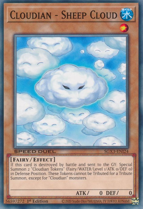 Cloudian - Sheep Cloud [SGX3-ENI24] Common | Jomio and Rueliete's Cards and Comics