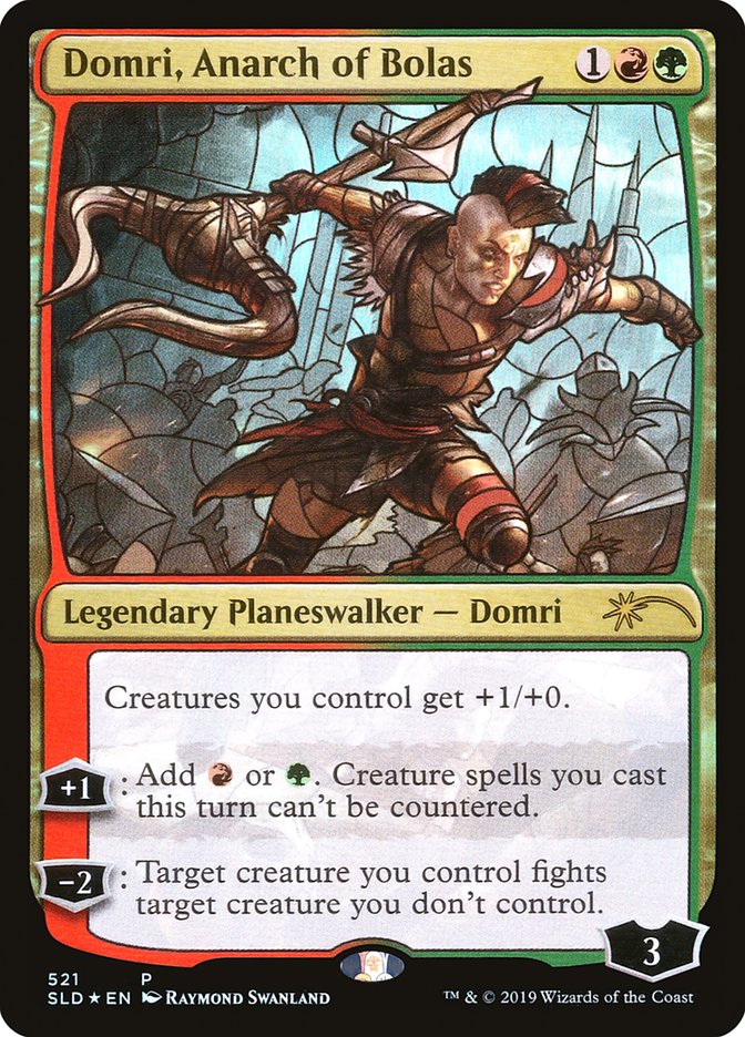Domri, Anarch of Bolas (Stained Glass) [Secret Lair Drop Promos] | Jomio and Rueliete's Cards and Comics