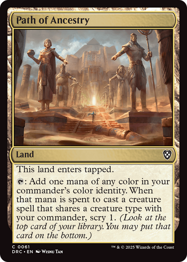 Path of Ancestry [Aetherdrift Commander] | Jomio and Rueliete's Cards and Comics