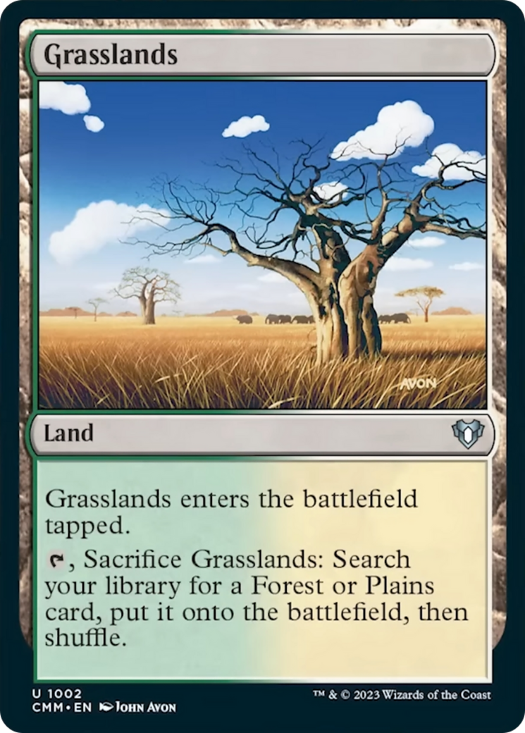 Grasslands [Commander Masters] | Jomio and Rueliete's Cards and Comics