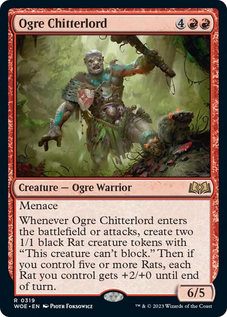 Ogre Chitterlord [Wilds of Eldraine] | Jomio and Rueliete's Cards and Comics