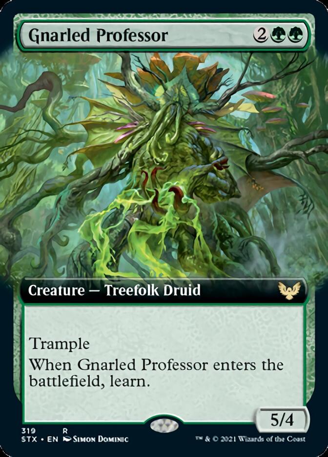Gnarled Professor (Extended Art) [Strixhaven: School of Mages] | Jomio and Rueliete's Cards and Comics