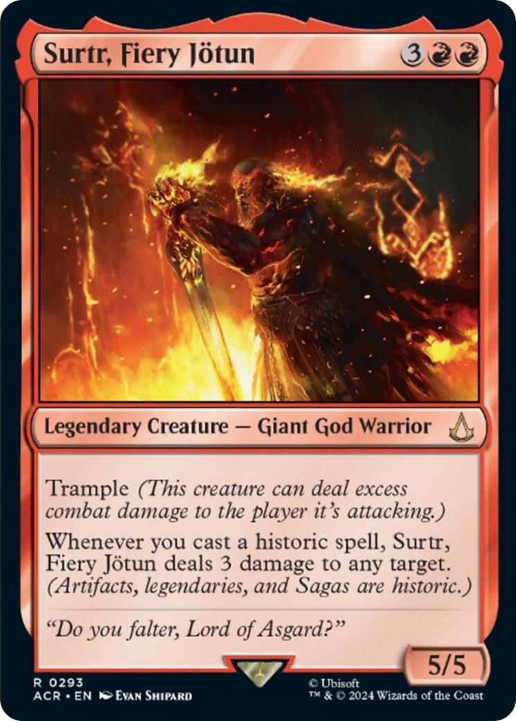 Surtr, Fiery Jotun [Assassin's Creed] | Jomio and Rueliete's Cards and Comics