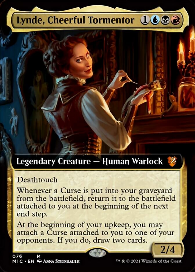 Lynde, Cheerful Tormentor (Extended Art) [Innistrad: Midnight Hunt Commander] | Jomio and Rueliete's Cards and Comics