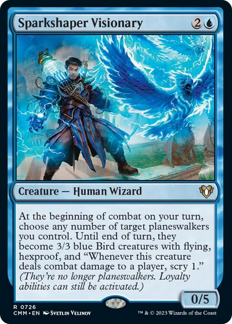 Sparkshaper Visionary [Commander Masters] | Jomio and Rueliete's Cards and Comics