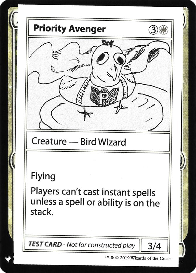 Priority Avenger [Mystery Booster Playtest Cards] | Jomio and Rueliete's Cards and Comics