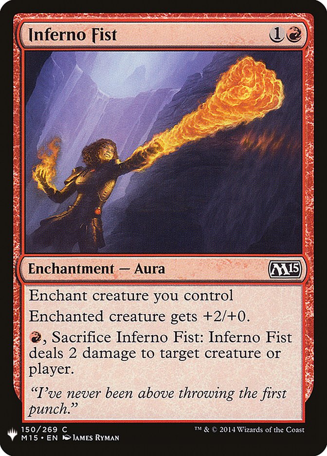 Inferno Fist [Mystery Booster] | Jomio and Rueliete's Cards and Comics