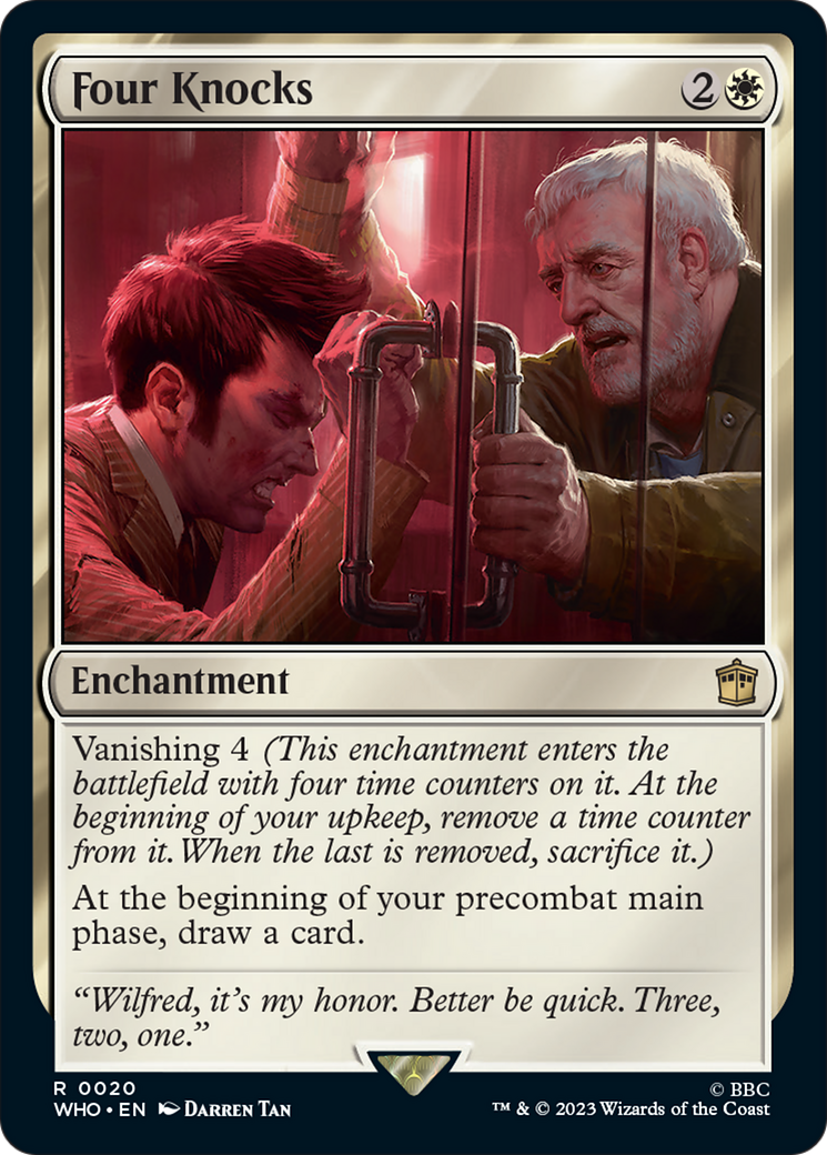 Four Knocks [Doctor Who] | Jomio and Rueliete's Cards and Comics