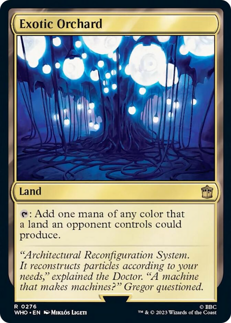 Exotic Orchard [Doctor Who] | Jomio and Rueliete's Cards and Comics