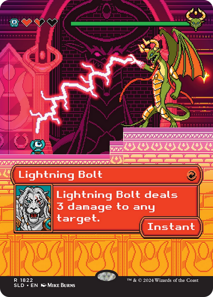 Lightning Bolt (1822) [Secret Lair Drop Series] | Jomio and Rueliete's Cards and Comics