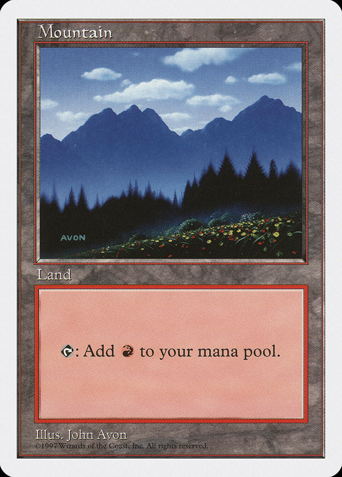 Mountain (445) [Fifth Edition] | Jomio and Rueliete's Cards and Comics