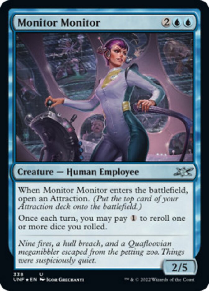Monitor Monitor (Galaxy Foil) [Unfinity] | Jomio and Rueliete's Cards and Comics