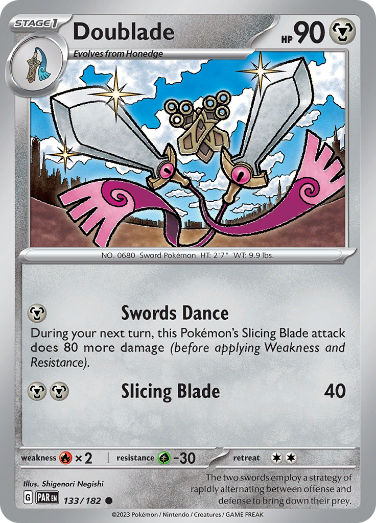 Doublade (133/182) [Scarlet & Violet: Paradox Rift] | Jomio and Rueliete's Cards and Comics