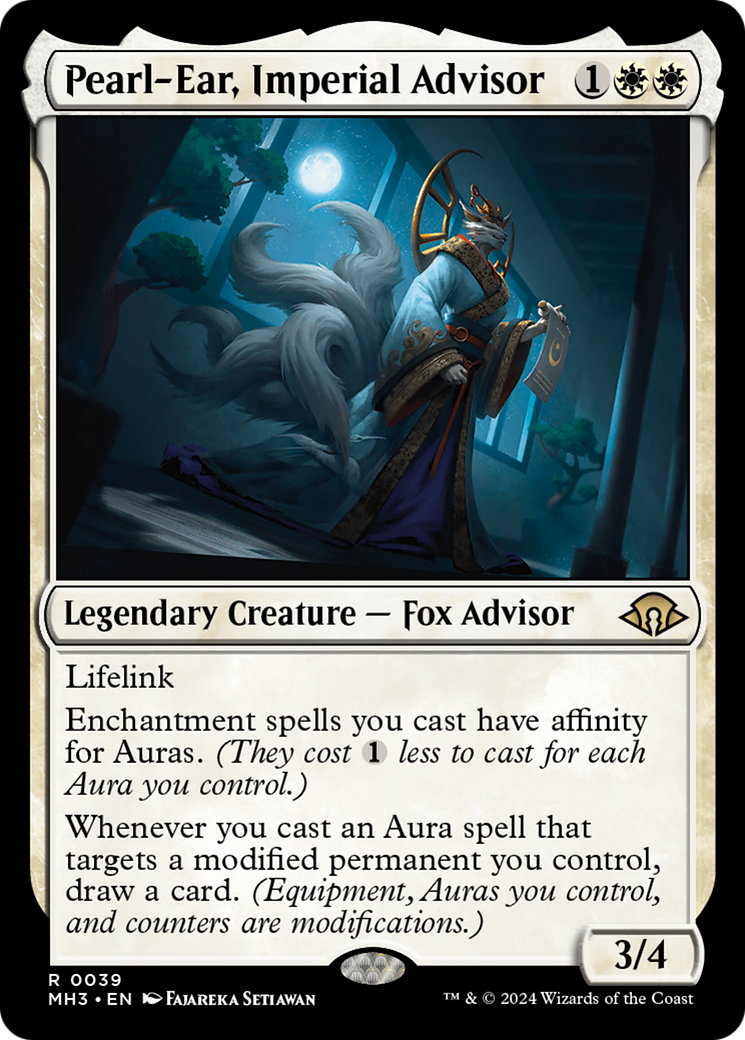 Pearl-Ear, Imperial Advisor [Modern Horizons 3] | Jomio and Rueliete's Cards and Comics