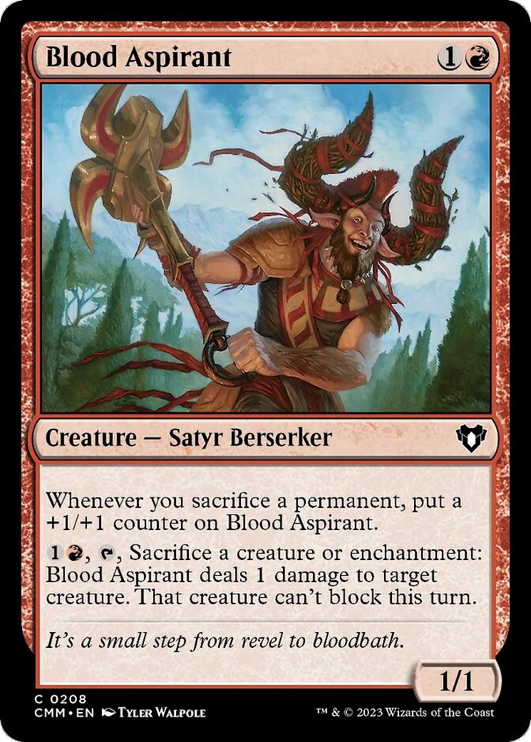 Blood Aspirant [Commander Masters] | Jomio and Rueliete's Cards and Comics
