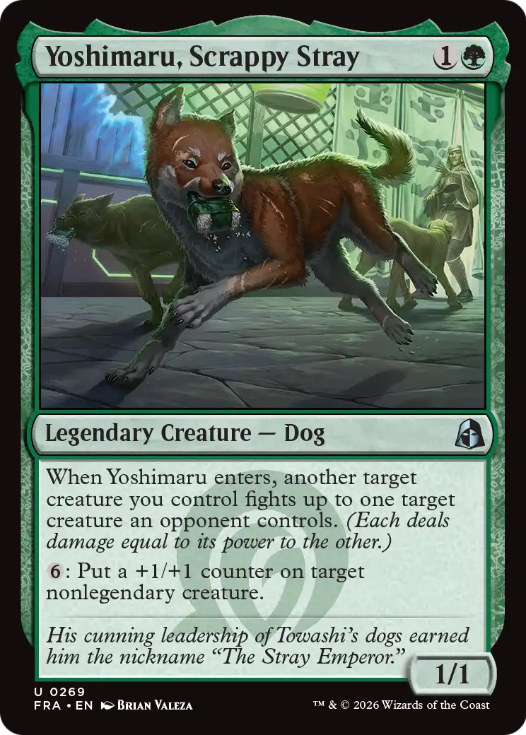 Yoshimaru, Scrappy Stray [Reality Fracture] | Jomio and Rueliete's Cards and Comics
