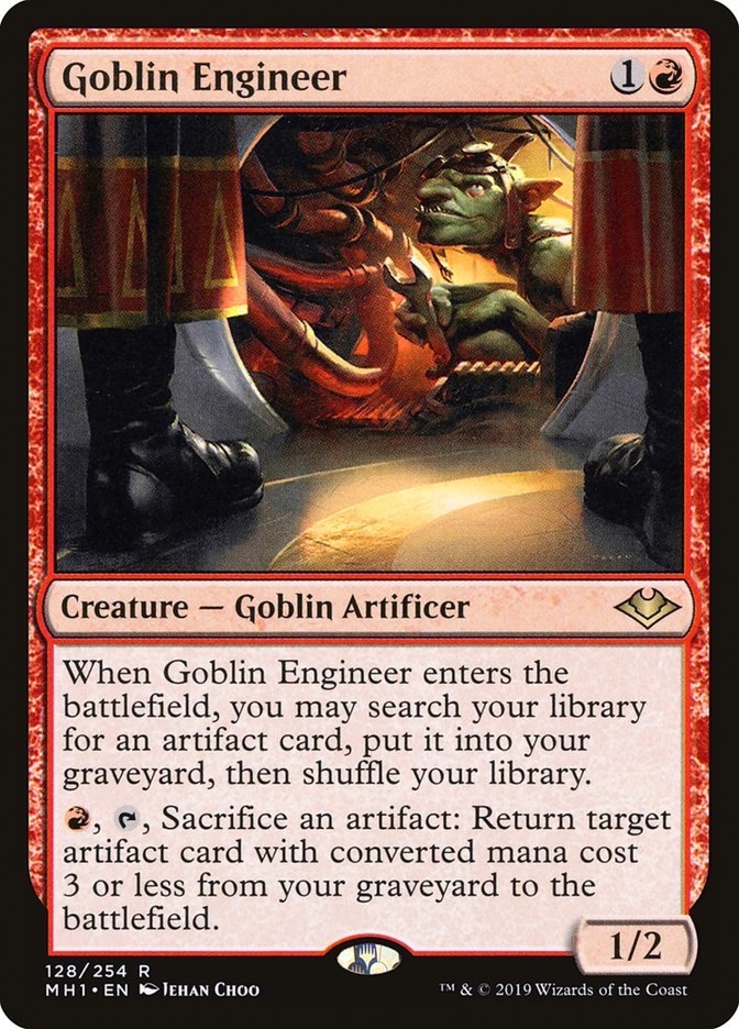 Goblin Engineer [Modern Horizons] | Jomio and Rueliete's Cards and Comics