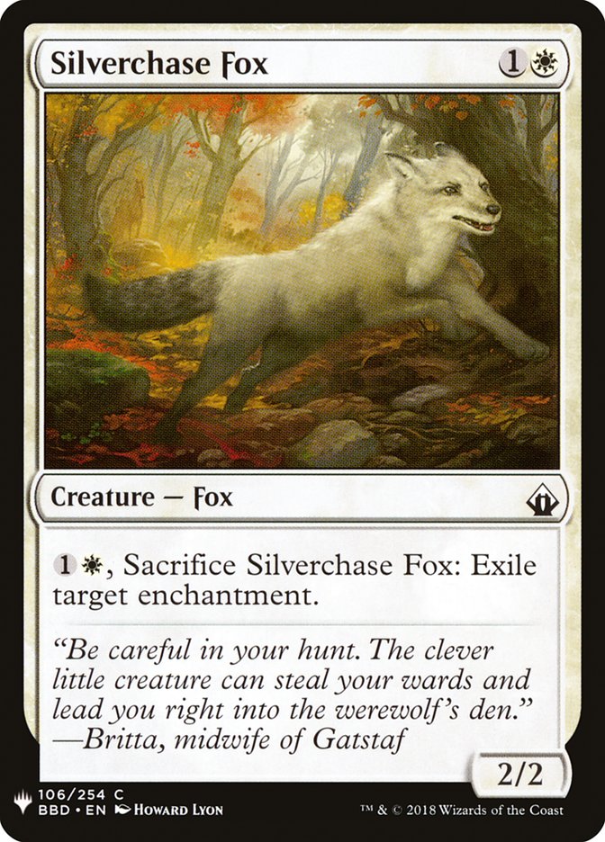 Silverchase Fox [Mystery Booster] | Jomio and Rueliete's Cards and Comics
