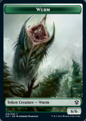 Wurm // Kraken Double-Sided Token [Commander 2021 Tokens] | Jomio and Rueliete's Cards and Comics