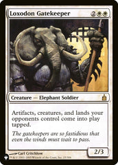 Loxodon Gatekeeper [The List] | Jomio and Rueliete's Cards and Comics