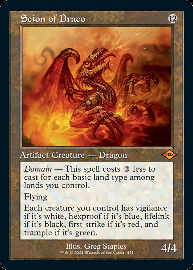 Scion of Draco (Retro) [Modern Horizons 2] | Jomio and Rueliete's Cards and Comics