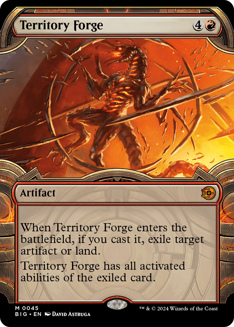 Territory Forge (Showcase) [Outlaws of Thunder Junction: The Big Score] | Jomio and Rueliete's Cards and Comics