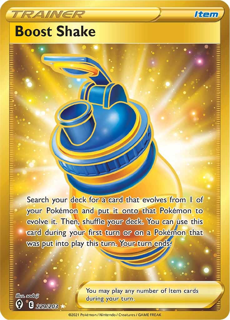 Boost Shake (229/203) [Sword & Shield: Evolving Skies] | Jomio and Rueliete's Cards and Comics