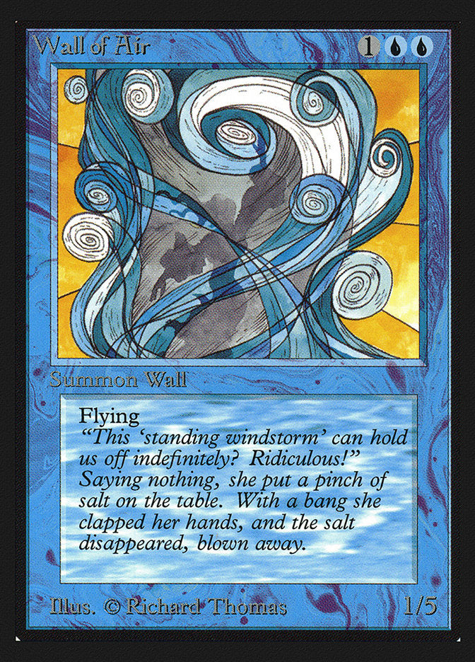 Wall of Air [International Collectors' Edition] | Jomio and Rueliete's Cards and Comics