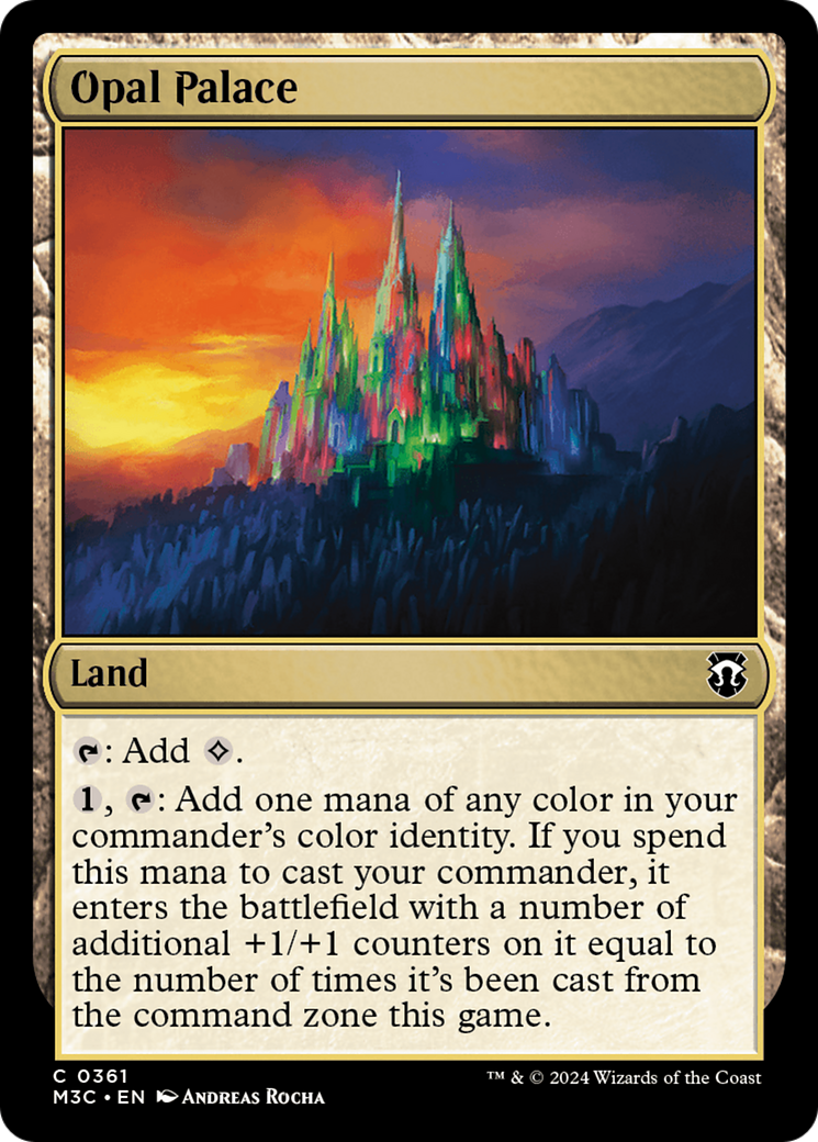 Opal Palace (Ripple Foil) [Modern Horizons 3 Commander] | Jomio and Rueliete's Cards and Comics