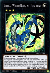 Virtual World Dragon - Longlong [PHRA-EN098] Super Rare | Jomio and Rueliete's Cards and Comics