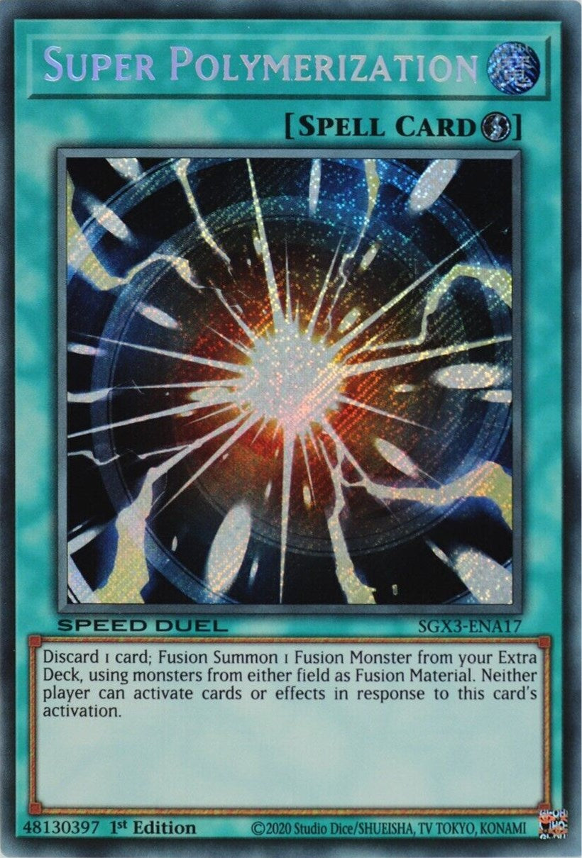 Super Polymerization [SGX3-ENA17] Secret Rare | Jomio and Rueliete's Cards and Comics