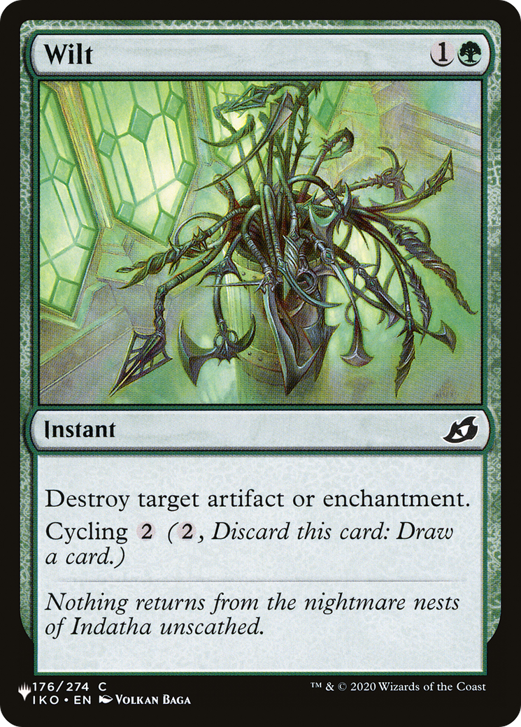 Wilt [The List] | Jomio and Rueliete's Cards and Comics