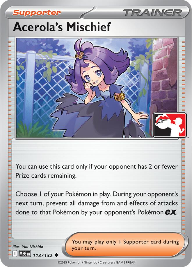 Acerola's Mischief (113/132) [Prize Pack Series Nine] | Jomio and Rueliete's Cards and Comics