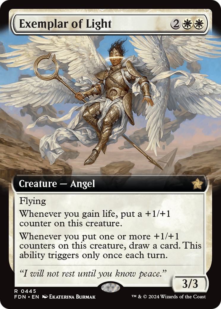 Exemplar of Light (Extended Art) [Foundations] | Jomio and Rueliete's Cards and Comics