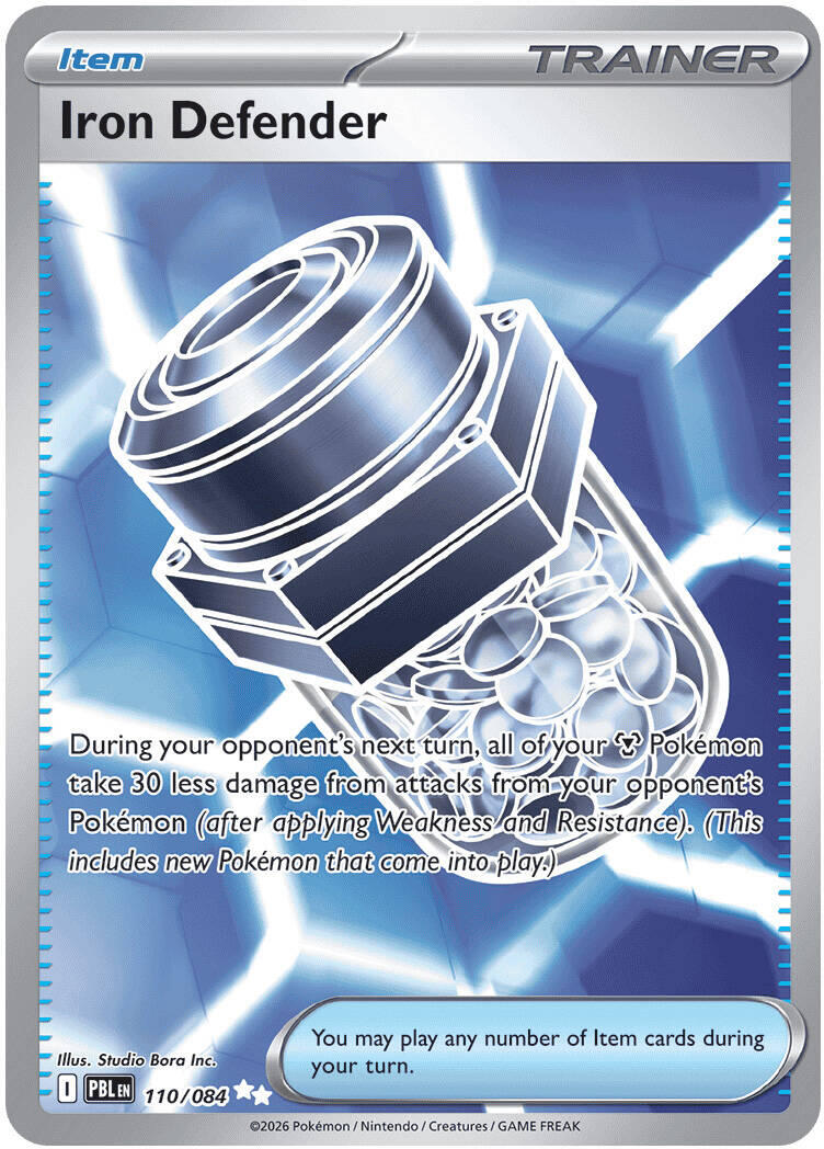 Iron Defender (110/084) [Mega Evolution: Pitch Black] | Jomio and Rueliete's Cards and Comics