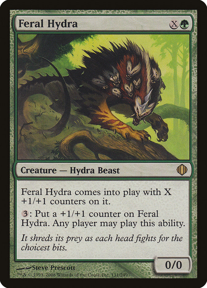 Feral Hydra (Oversized) [Oversize Cards] | Jomio and Rueliete's Cards and Comics