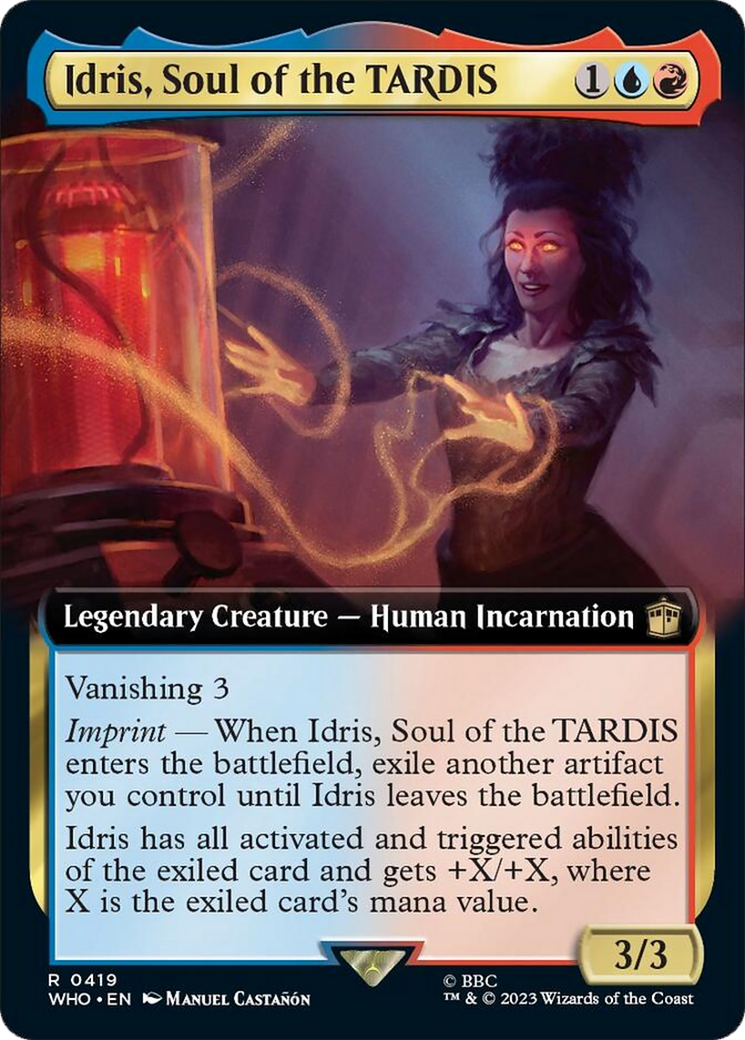 Idris, Soul of the TARDIS (Extended Art) [Doctor Who] | Jomio and Rueliete's Cards and Comics