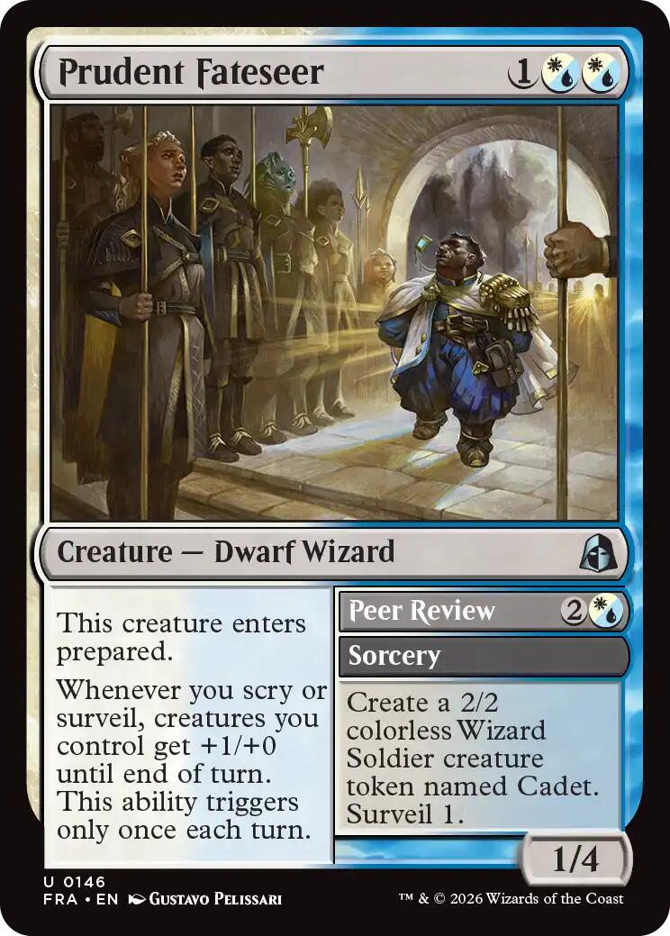 Prudent Fateseer // Peer Review [Reality Fracture] | Jomio and Rueliete's Cards and Comics