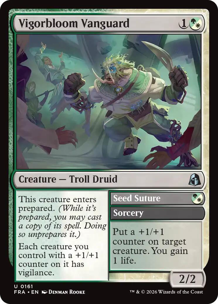 Vigorbloom Vanguard // Seed Suture [Reality Fracture] | Jomio and Rueliete's Cards and Comics