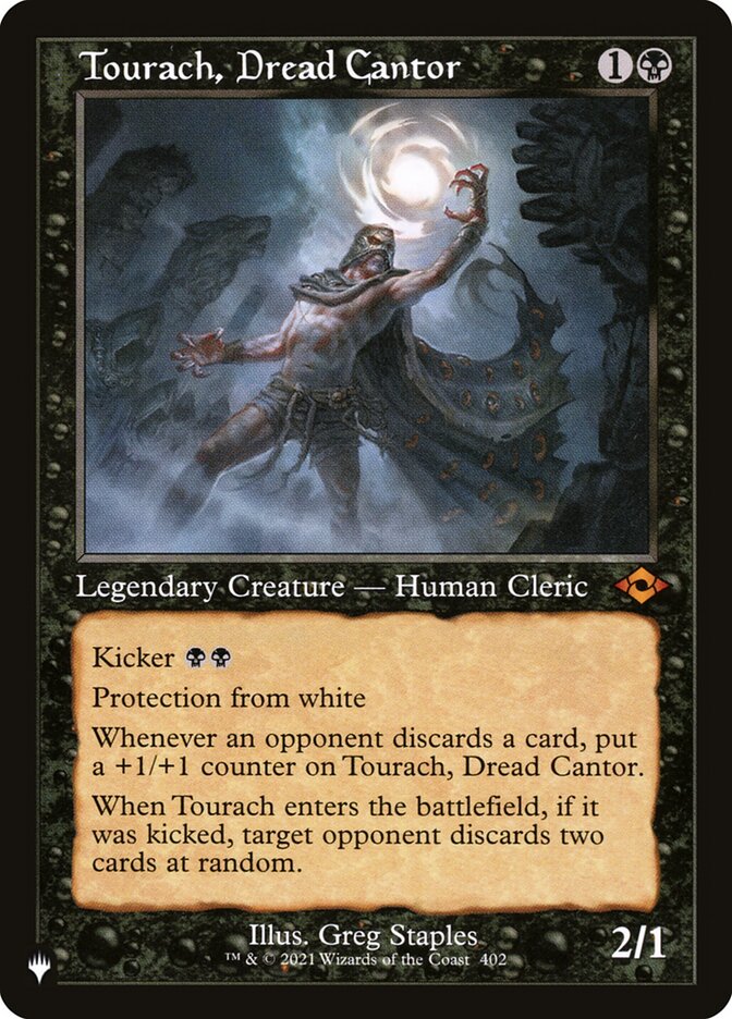 Tourach, Dread Cantor (Retro Frame) [The List] | Jomio and Rueliete's Cards and Comics