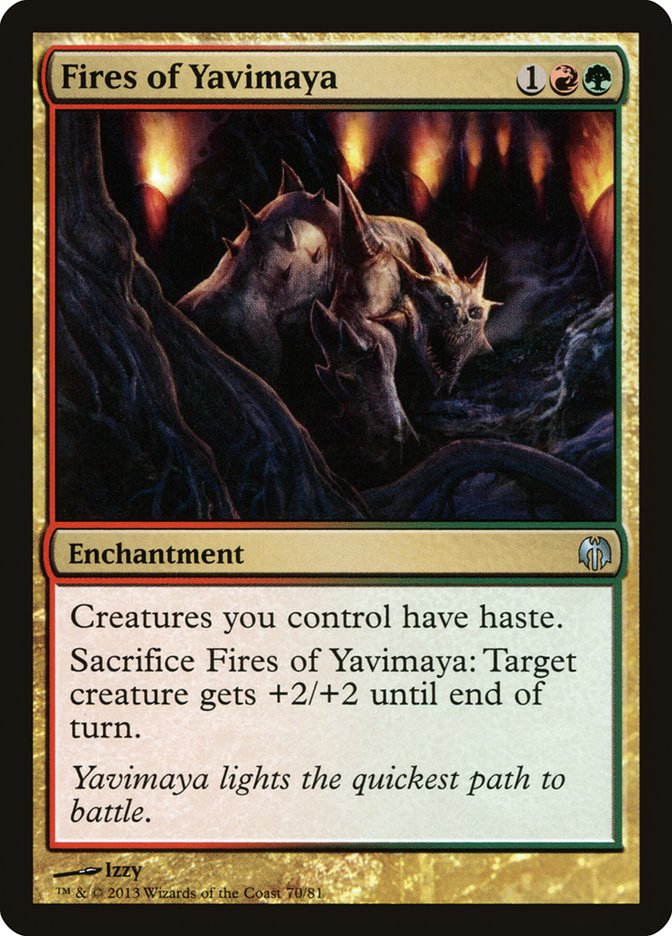 Fires of Yavimaya [Duel Decks: Heroes vs. Monsters] | Jomio and Rueliete's Cards and Comics