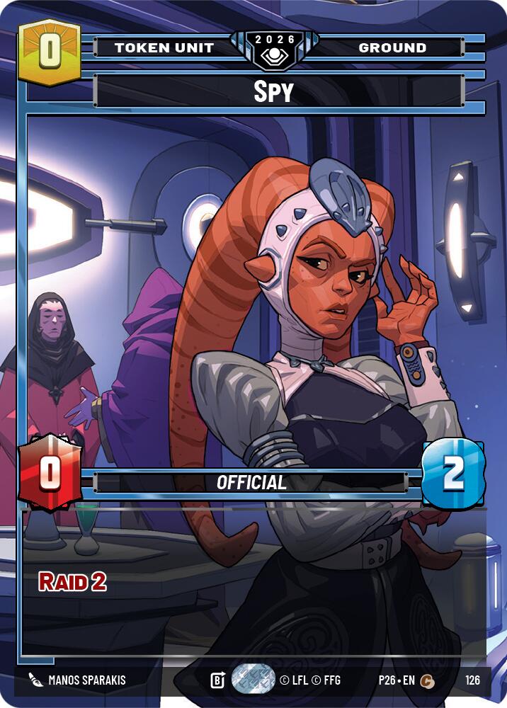 Spy (126) (126) [Galactic Championship 2026] | Jomio and Rueliete's Cards and Comics